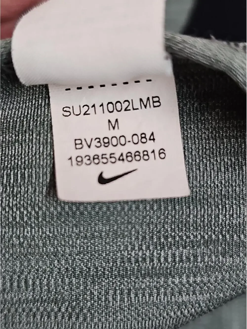 Nike gray and black Training sports bra Size M. Unpadded